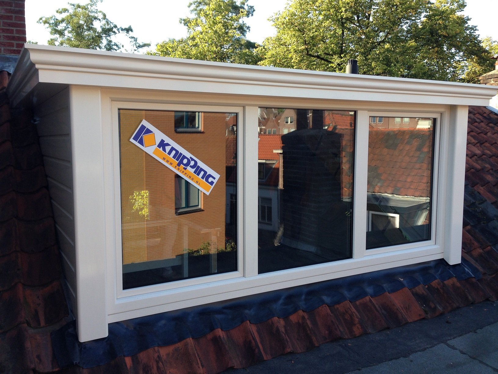 Knipping prolux dakkapel geplaatst te Amersfoort.